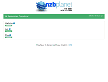 Tablet Screenshot of nzbplanet.info